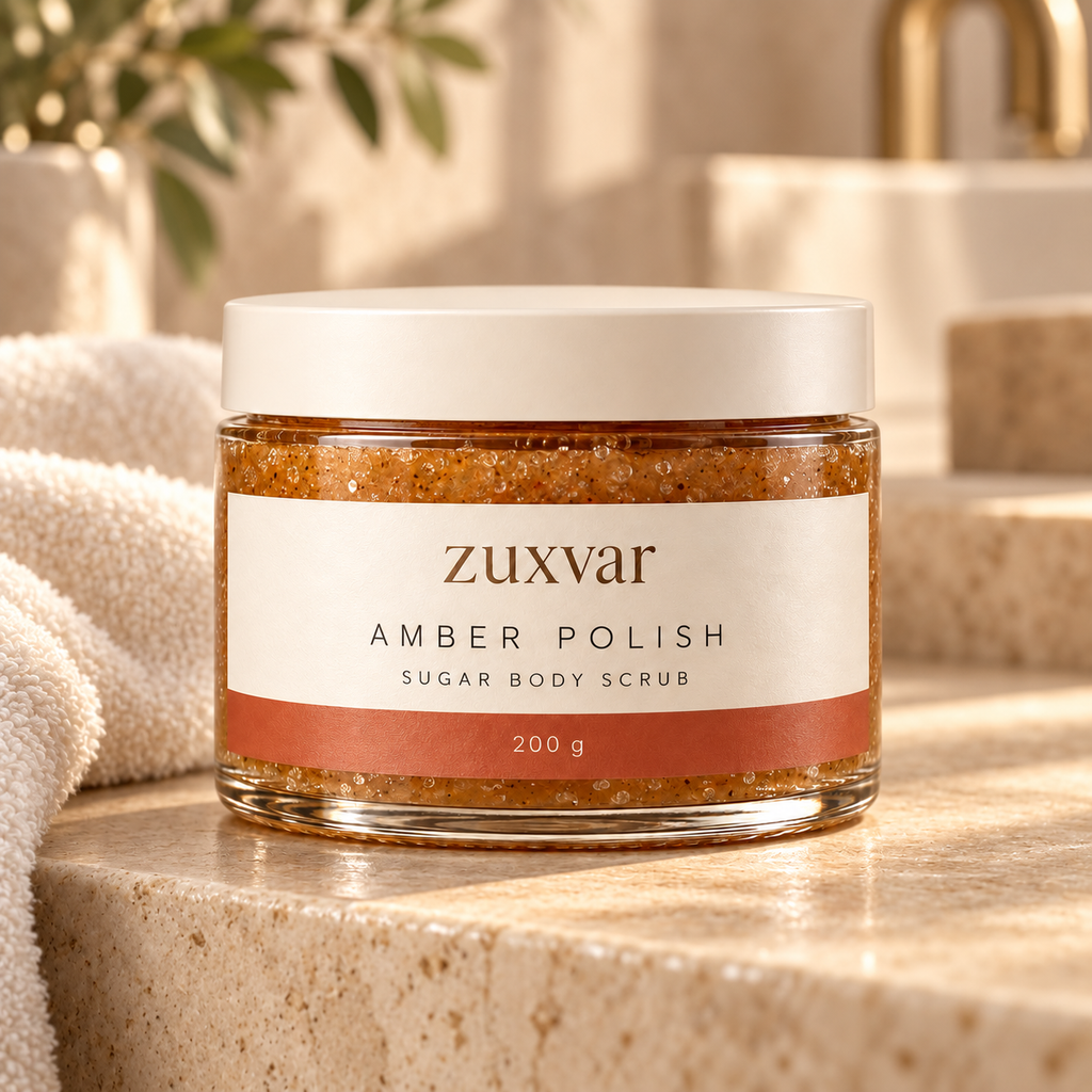 zuxvar Amber Polish Sugar Body Scrub