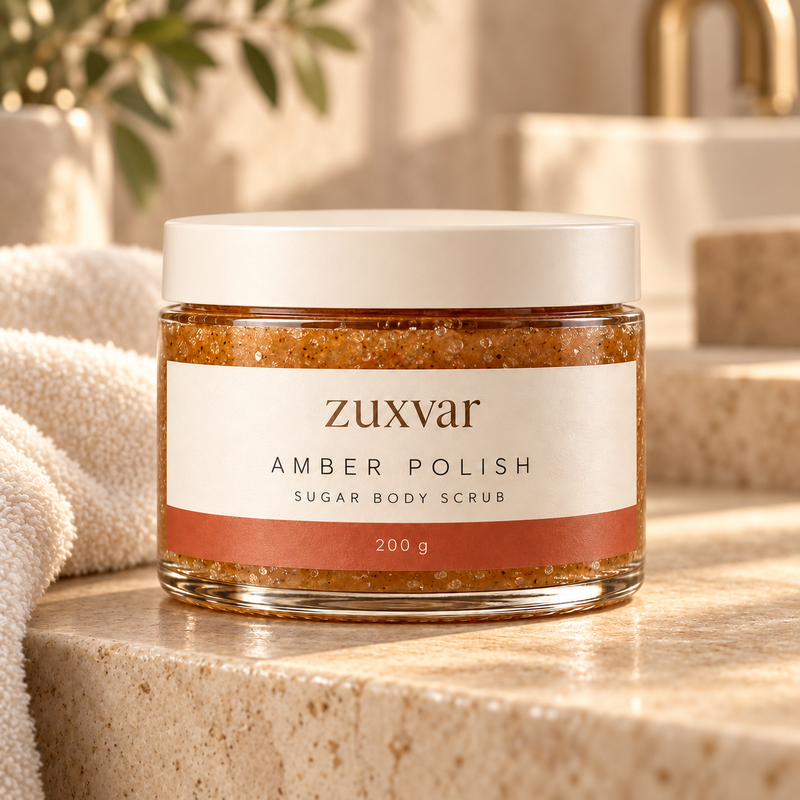 zuxvar Amber Polish Sugar Body Scrub